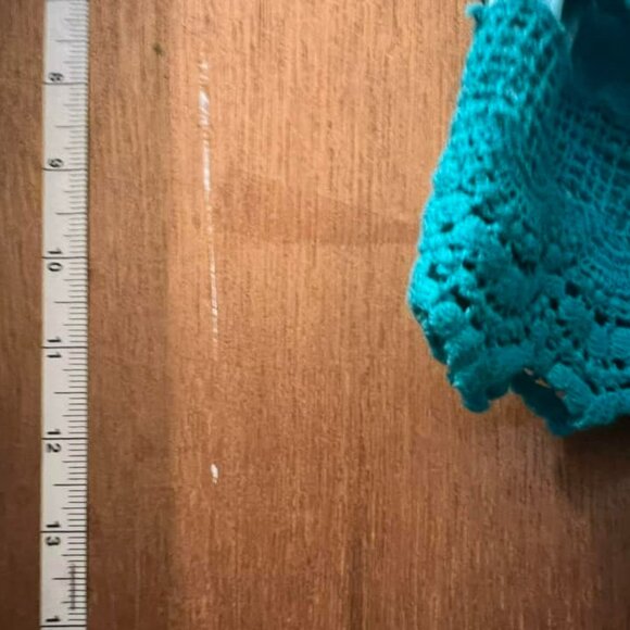 🐻Size M - Vanilla Bay - NWT - Kid's Lacy Turquoise Shorts - Picture 6 of 6